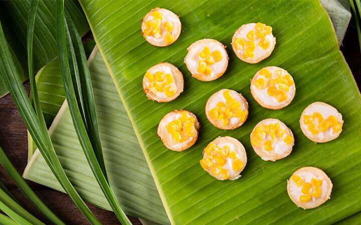 ขนมครกนมสดข้าวโพด